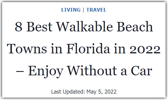 Miami Beach No 1 Walkable Beach